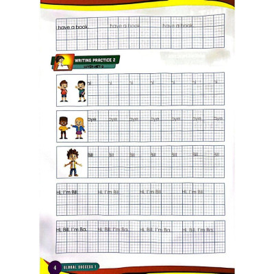 Luyện Viết Để Nhớ Từ Vựng Tiếng Anh Lớp 1 (Bám Sát SGK Global Success 1) (HA)