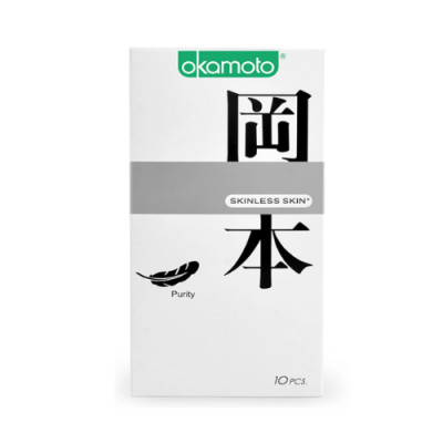 Bao Cao Su Nhật Okamoto - Siêu Mỏng - Không Mùi - Skin Purity - Chính hãng - H10
