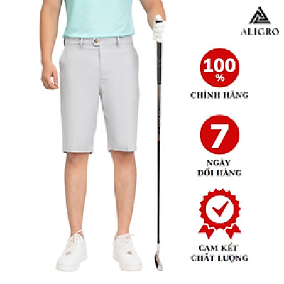 Quần short golf nam ALIGRO nhiều màu chất vải co giãn chống nhăn cực tốt, thoáng khí, thấm hút tốt QSMOG.8