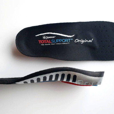 Lót giày Spenco Total Support Original 46-695 nâng vòm bán cứng, hỗ trợ giảm đau mỏi chân, phòng tránh chấn thương thể thao