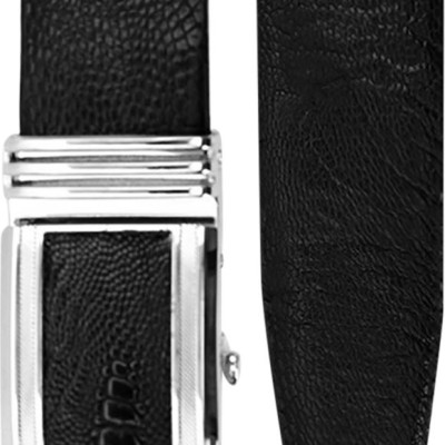 Thắt Lưng Nam Da Đà Điểu Bản Lớn Huy Hoàng HT4417 - Đen