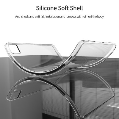 Ốp lưng silicon dẻo trong dành cho iPad Pro 11 inch M4 2024 , chống bụi bẩn có gờ bảo vệ camera - hàng nhập khẩu