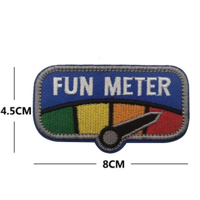 Patch_velcro đồng hồ đo tốc độ dán quần áo_ba lô