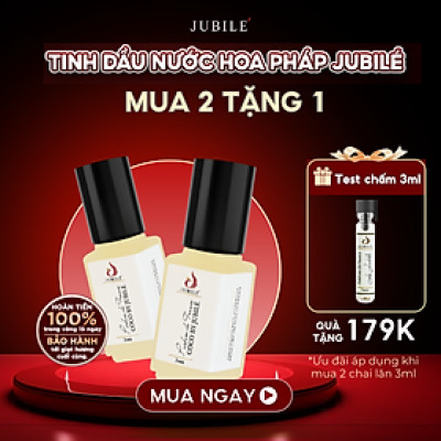 Guilty by Jubilé - Tinh dầu nước hoa Pháp Nữ Minisize Dạng lăn 3ml Thơm Lâu, Sang Trọng, Quyến Rũ