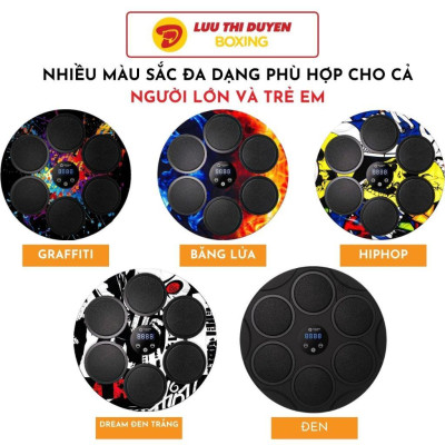 Máy đấm bốc gắn tường tại nhà, máy tập boxing theo nhạc - 6 điểm đấm 44cm - Kết nối bluetooth - Lừu Thị Duyên Boxing