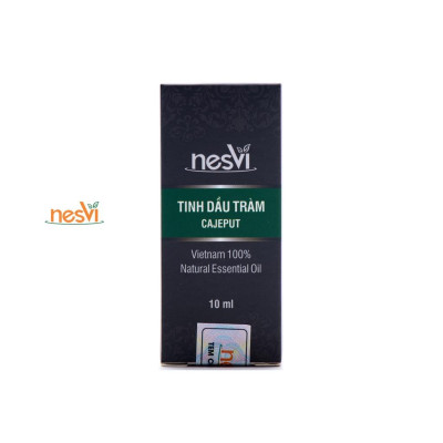 Tinh dầu Tràm nguyên chất chai tròn 10ml Nesvi Cajeput Extract Made in Vietnam