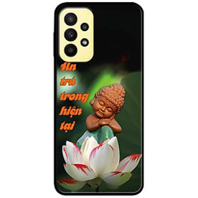 Ốp lưng dành cho Samsung A13 4G mẫu An Trú Sen Trắng
