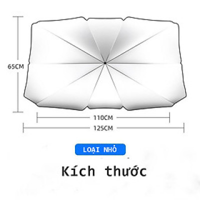 Dù Che Nắng Kính Lái Gấp Gọn Đa Dụng | Dù Che Nắng Kính Lái Tiện Lợi, Giúp Bao Vệ Nội Thất Xe Ô Tô Khỏi Nhiệt Độ Cao Khi Đỗ Xe Ngoài Trời Nắng