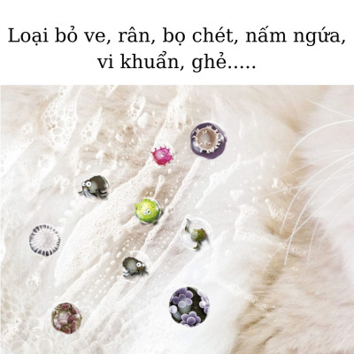 Sữa tắm cao cấp cho chó mèo DORRIKEY (510ml), dưỡng mượt lông cho thú cưng