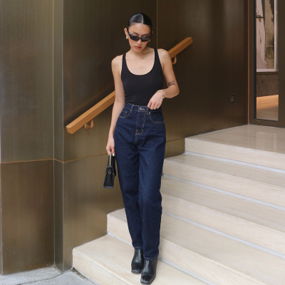 Quần Mom Jeans Lưng Cao Aaa Jeans
