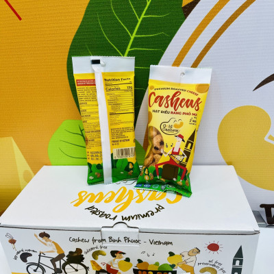 Hạt Điều Nhân Trắng Rang Phô Mai 50g