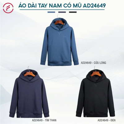 Áo Hoodie Thể Thao Nam Có Mũ Fasvin AD24649.HN Chất Vải Nỉ Mềm Mại Thoải Mái Ấm Áp.