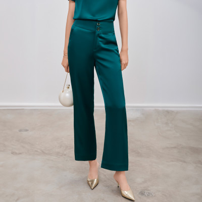 Quần Ống Suông Cúc Phương PAN066 thời trang thiết kế Hity