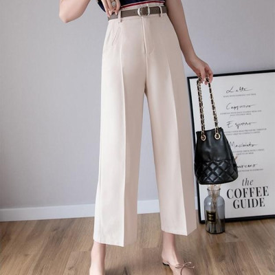 Quần tây nữ dáng suông dài vải dày đẹp Haint Boutique qt24