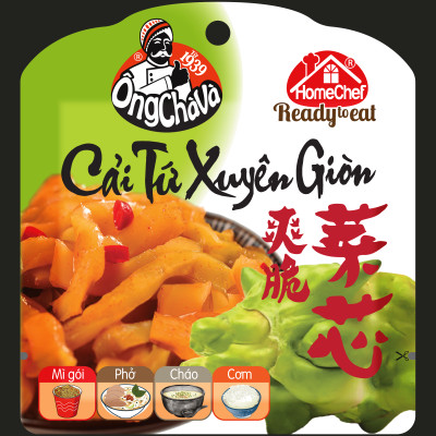 Cải Tứ Xuyên Giòn Ông Chà Và 338g