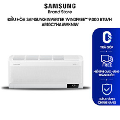 [MIỄN PHÍ VẬN CHUYỂN] Điều Hòa Samsung Inverter WindFree 9,000 BTU/h AR10CYHAAWKNSV - Hàng chính hãng