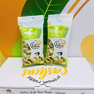 Hạt Điều Nhân Trắng Rang Wasabi 50g