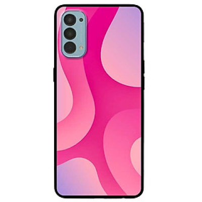 Ốp lưng dành cho Reno 4 mẫu Họa Tiết Đỏ Cam