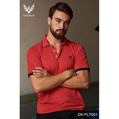 Áo Thun Nam Polo Phối Viền, Chất Vải Poly Mềm Mịn Cao Cấp