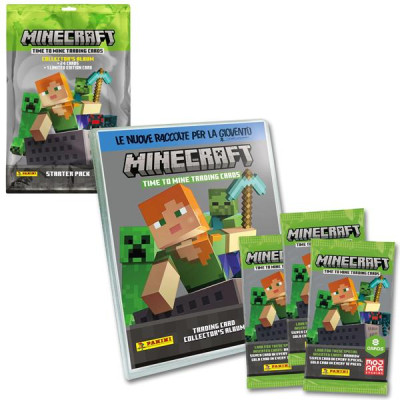 Bộ Thẻ Hình Khởi Đầu Minecraft 2 - Panini (Mẫu Sản Phẩm Bên Trong Là Ngẫu Nhiên)