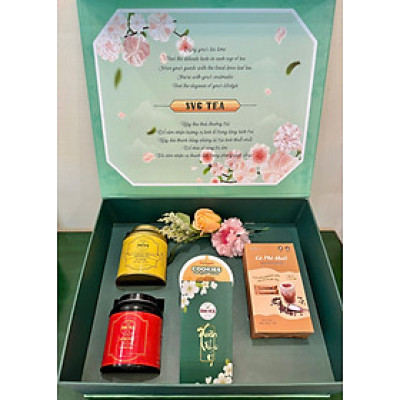 Set TRÀ XUÂN SVG TEA