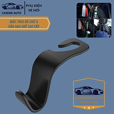 Móc Treo Đồ Chữ S Gắn Sau Ghế Ô Tô Xe Hơi, Nhựa ABS Cao Cấp An Toàn, Tiện Lợi, Hàng Dày Loại 1 - Hàng Nhập Khẩu