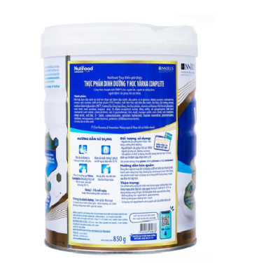 Sữa Bột Varna Complete Nutifood 850g – Dinh Dưỡng Tăng Cường Cho Người Ốm & Người Cao Tuổi