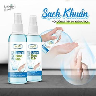 Cồn Xịt Tay Khô M.pros 100ml