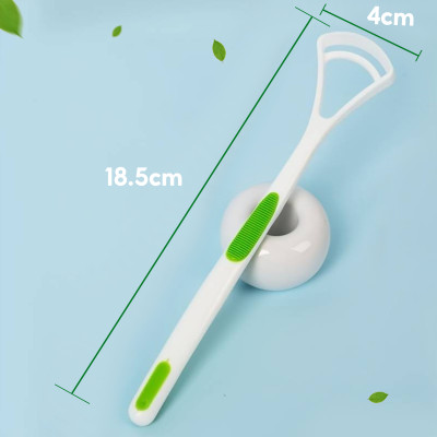 Dụng cụ cạo lưỡi Coral, bộ 2 cái siêu tiết kiệm. Thiết kế 2 mặt cho 2 nhu cầu vệ sinh