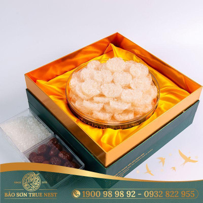 TỔ YẾN TINH CHẾ VỤN TRÒN - HỘP 100GR - BẢO SƠN TRUE NEST