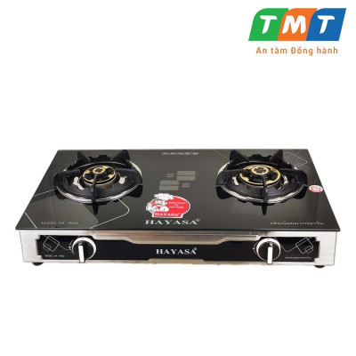 [HÀNG CHÍNH HÃNG] Bếp gas đôi cao cấp Hayasa HA-9000 kiềng gang rời, đầu đốt đồng mũ nguyên khối