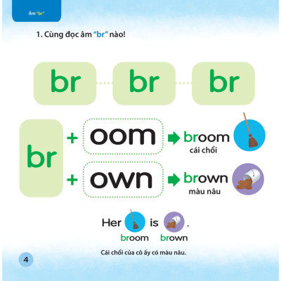 Cùng Con Học Ngữ Âm Tiếng Anh Qua 3 Cấp Độ - Hỗn Hợp Phụ Âm