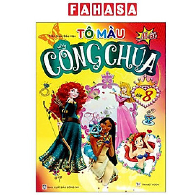 Sách - Tô Màu Công Chúa - Tập 8