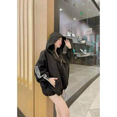 Áo khoác của nữ dạ 2 lớp tay phồng cánh dơi sọc tay hàng đẹp đẹp cá tính-A2052