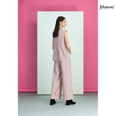 Quần tây hồng cotton bố Maxivic M032401Q