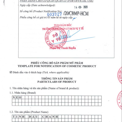 Tinh Dầu Thiên Nhiên Nano Chanh Vàng 100ml 