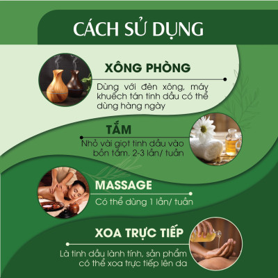 Tinh Dầu Thơm Phòng Nguyên Chất 24Care Sả Chanh/ Bạc Hà/ Quế/ Oải hương/ Bưởi/ Cam/ Hoa Lài/ Quýt/ Tràm Huế/ Hoa Hồng/ Lavender/ Ngọc Lan Tây/ Tràm Trà/ Sả Java/ Trà Xanh (50ml)